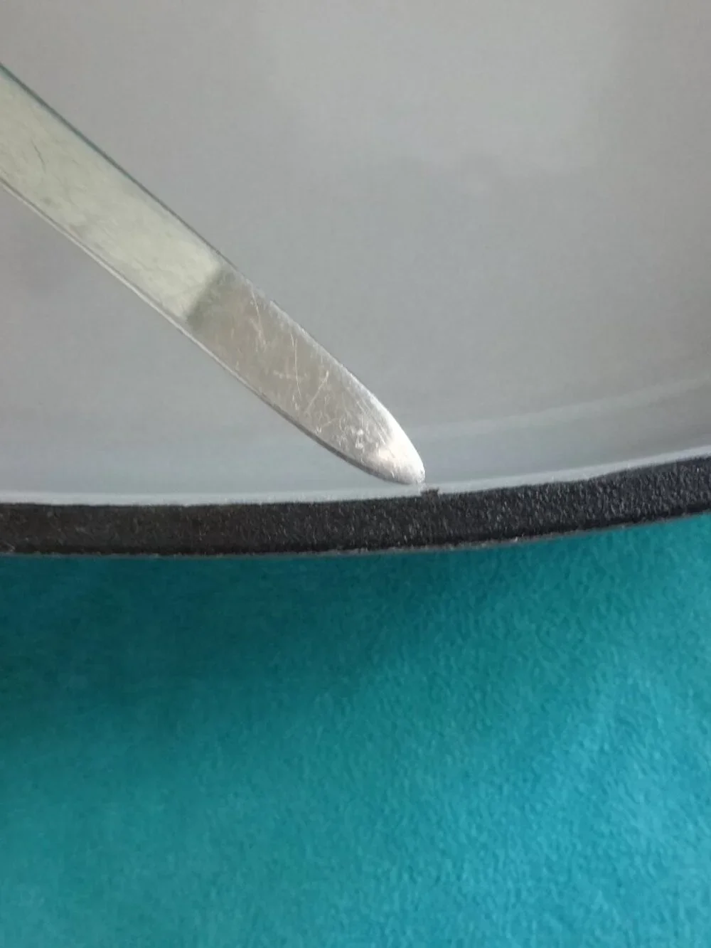 Pampered Chef Gray 1 Quart Enameled Heavy Cast Iron Baker w Handles 10